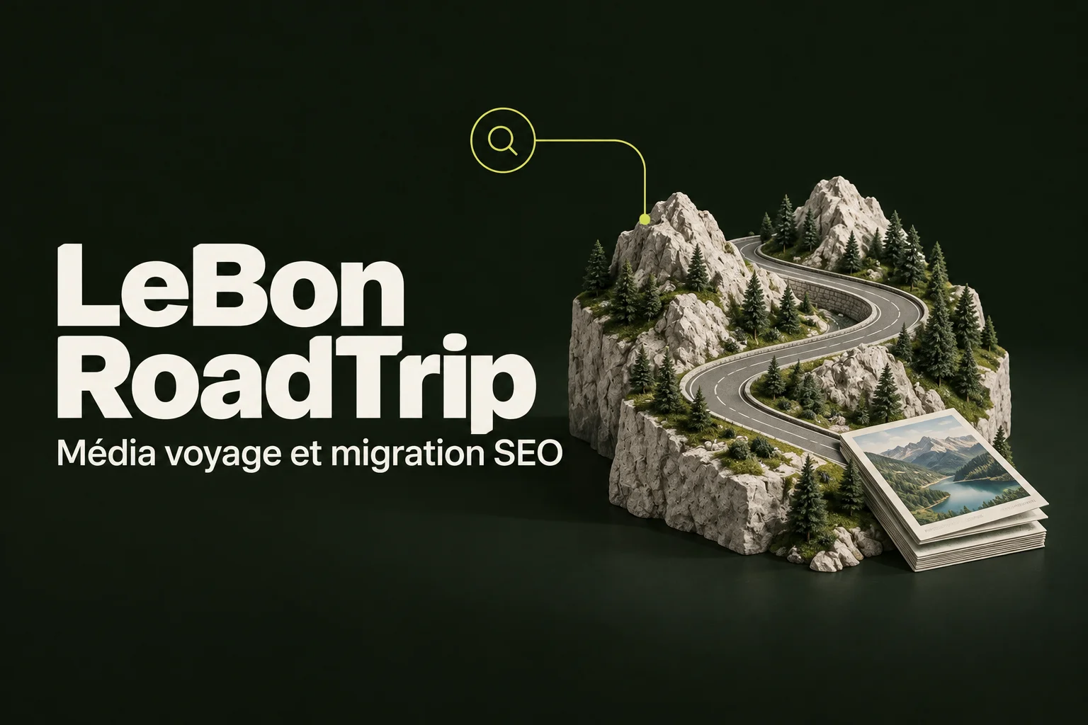 Illustration Le Bon Road Trip : média voyage et migration SEO